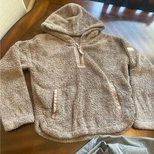 Abercrombie kids brown Sherpa size 11/12
